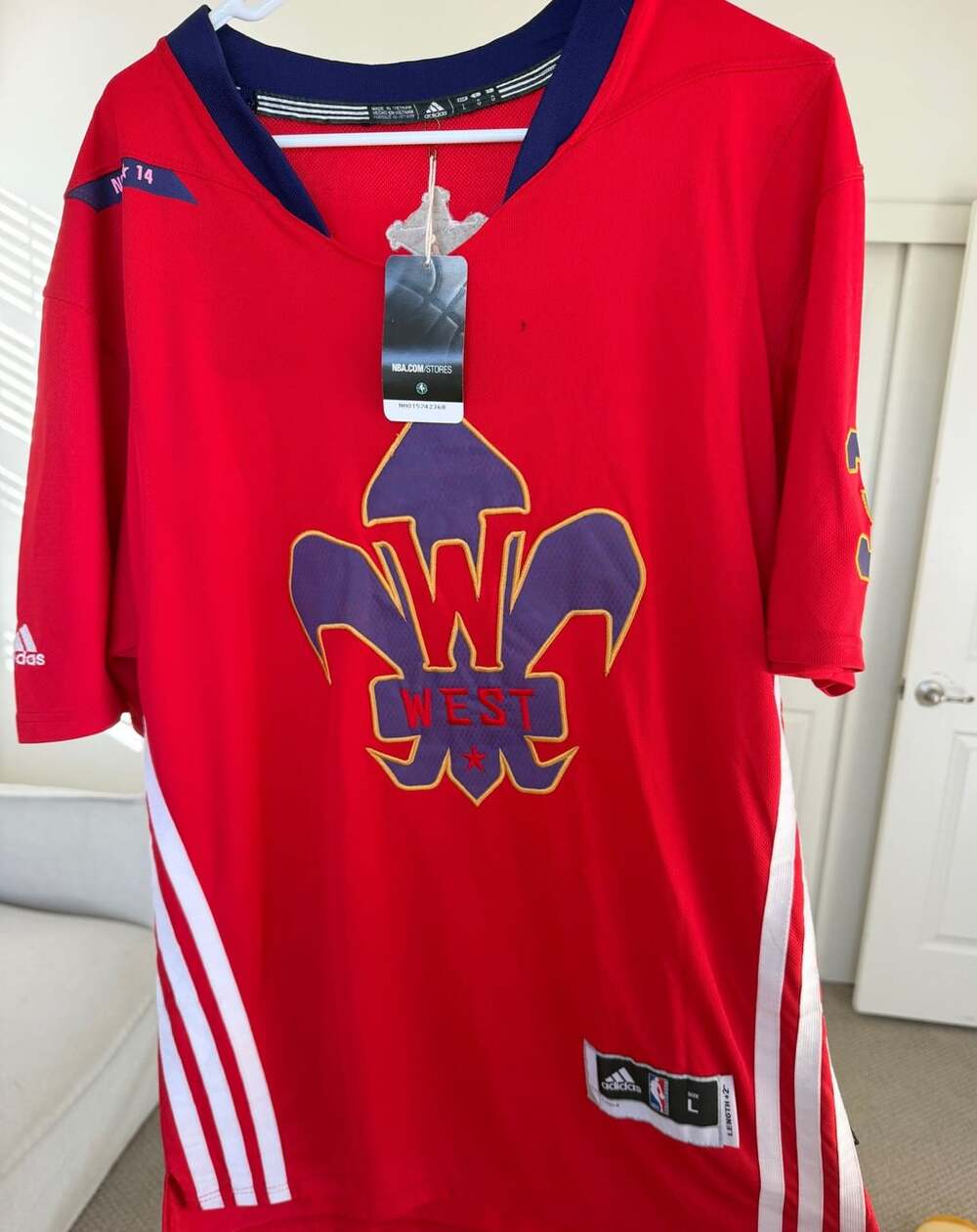 Adidas 2014 NBA All-Star Game Western Conference Chris Paul #3 Jersey Red